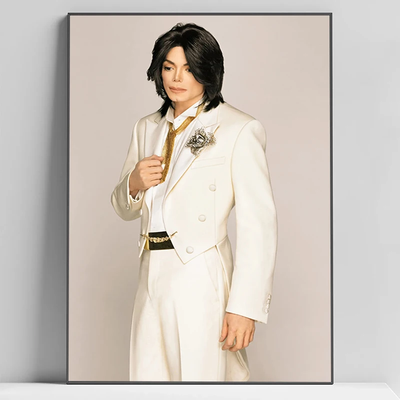 Famous Singer Michael Jackson Poster Aesthetic Room Decoration Decorative Paintings Home Posters for Wall Art Print Decorations