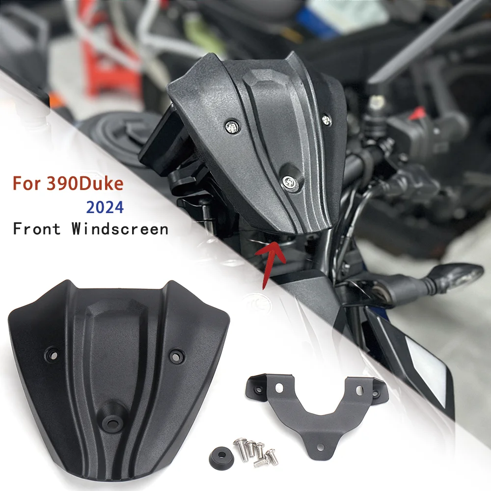 

New Motorcycle Sport Front Windshield For 390 Duke 390Duke 2024 Windshield Visor Accessories