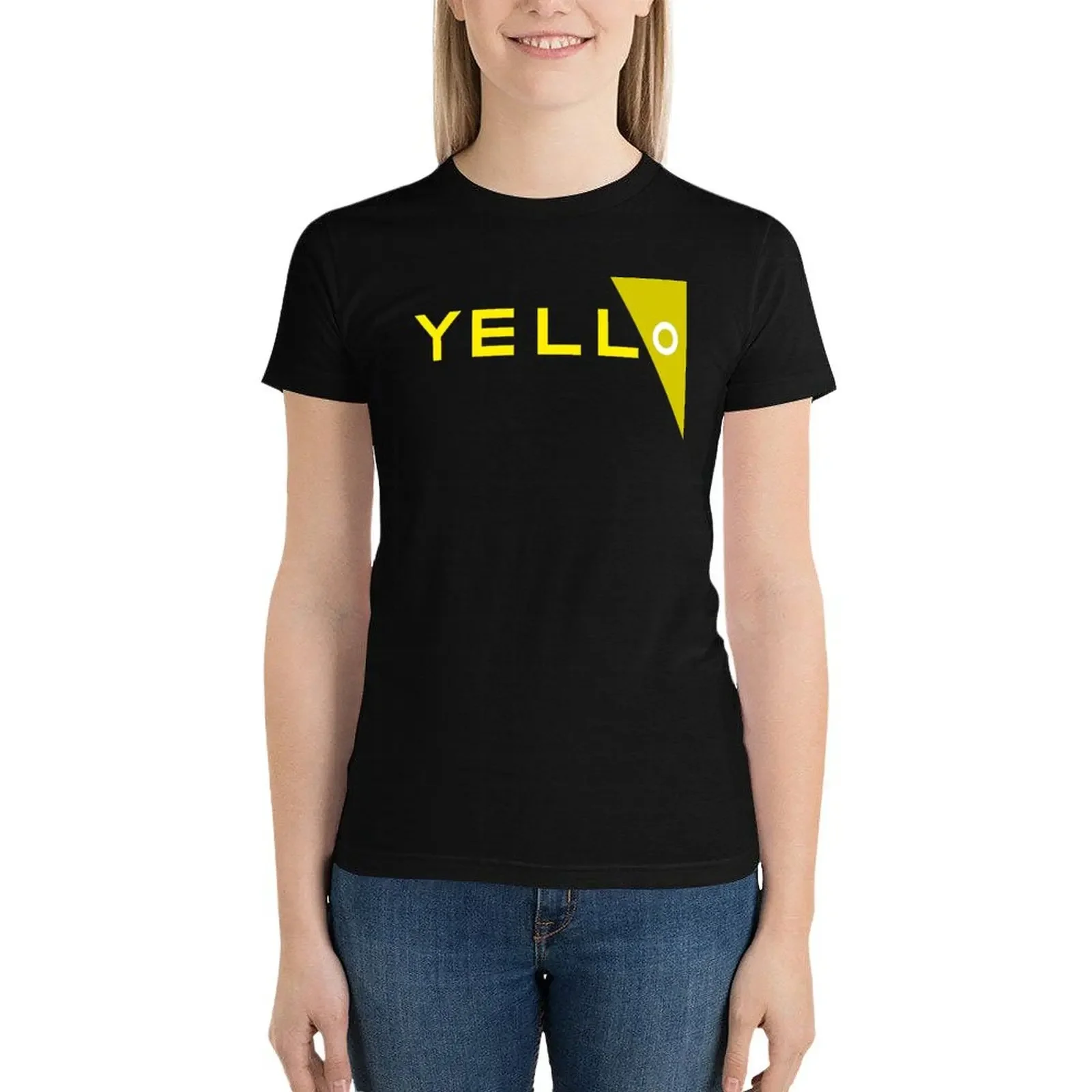 YELLO T-Shirt Aesthetic clothing summer top shirts graphic tees cute tops new edition t shirts for Women