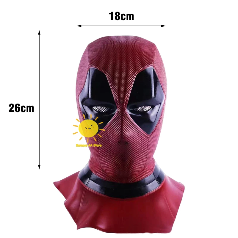 BEAST KINGDOM-Máscara de Cosplay de Deadpool para adultos, casco de látex, accesorios de disfraz de carnaval, máscaras, suministros de fiesta, regalos