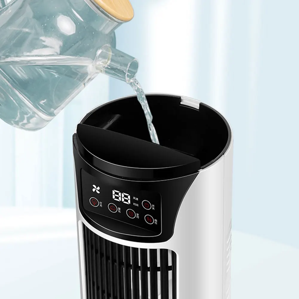 Ventilateur de climatiseur Portable, minuterie 6H, ventilateur de bureau, réservoir d'eau de 300ML, ventilateur de refroidissement pour la maison, la chambre à coucher et le bureau