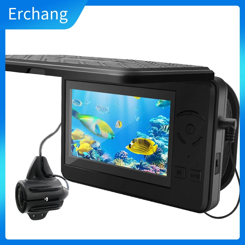 

Video Fish Finder Camera 6pcs Infrared Lamp 1280*720P Monitor 4.3" Underwater Fishfinder Ice Carp Fishing Camera IR Night Vision