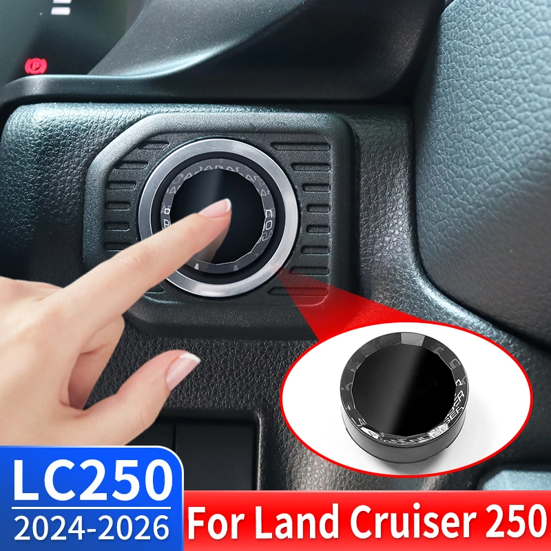 

For 2024-2025 Toyota Land Cruiser 250 Prado LC250 First Edition 1958 One-Key Start Ring, Interior Upgraded Accessories Parts