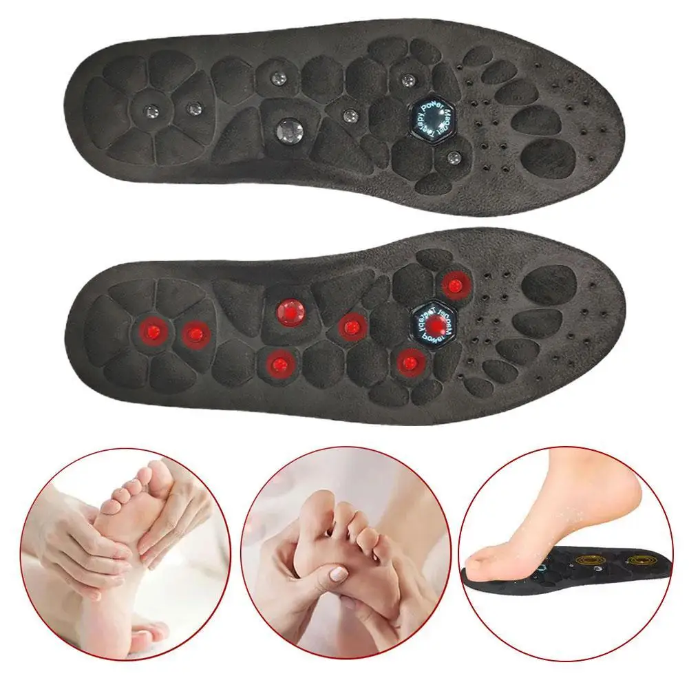 Orthopedic Insoles Magnetic Therapy Insoles For Shoes Arch Support Foot Magnet Reflexology Acupuncture Pain Relief Shoe Insoles