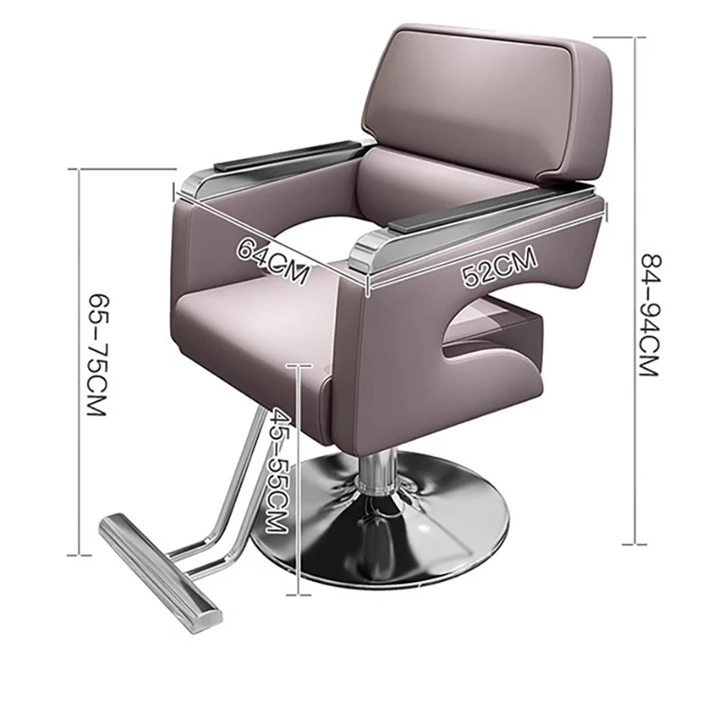 الرجعية الكلاسيكية كرسي الحلاق خمر شخصية صالون تجميل كرسي الحلاقة المعدات الجمالية سيلا دي باربيرو الأثاث