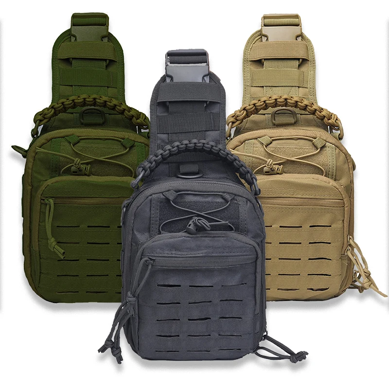 

Military tactical hunting diagonal cross bag nylon shoulder bag men's outdoor hiking camping fishing hiking Molle bag