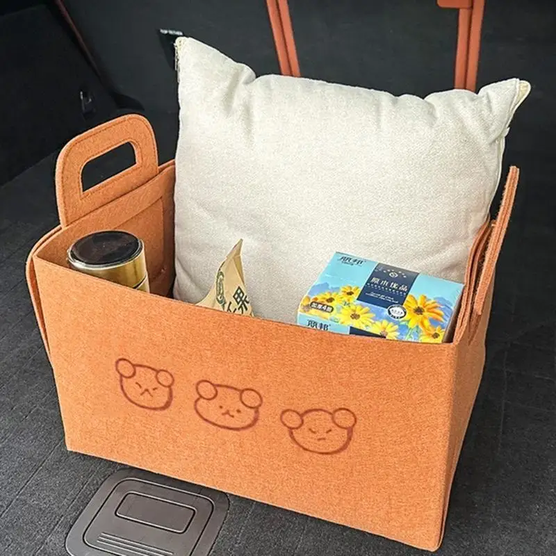 

Foldable Car Home Storage Box Foldable Storage Container Flet for Vehicle House