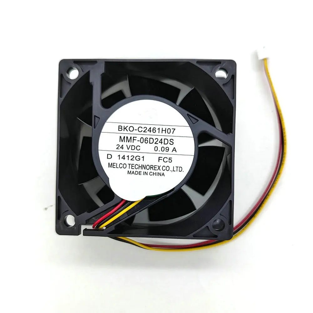 

New Original Inverter Fan for BKO-C2461H07 MMF-06D24DS FC5 24V 0.09A 60*60*25MM