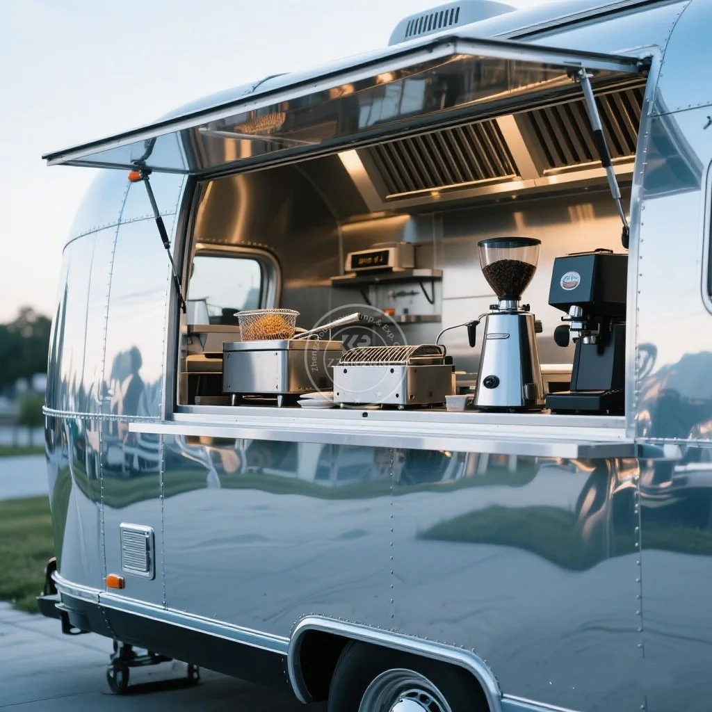 

Street Hot Dog Pizza Trailer Catering Truck Concession Mobile Fast Food Truck With Full Kitchen Custom Food Trailer For Sale