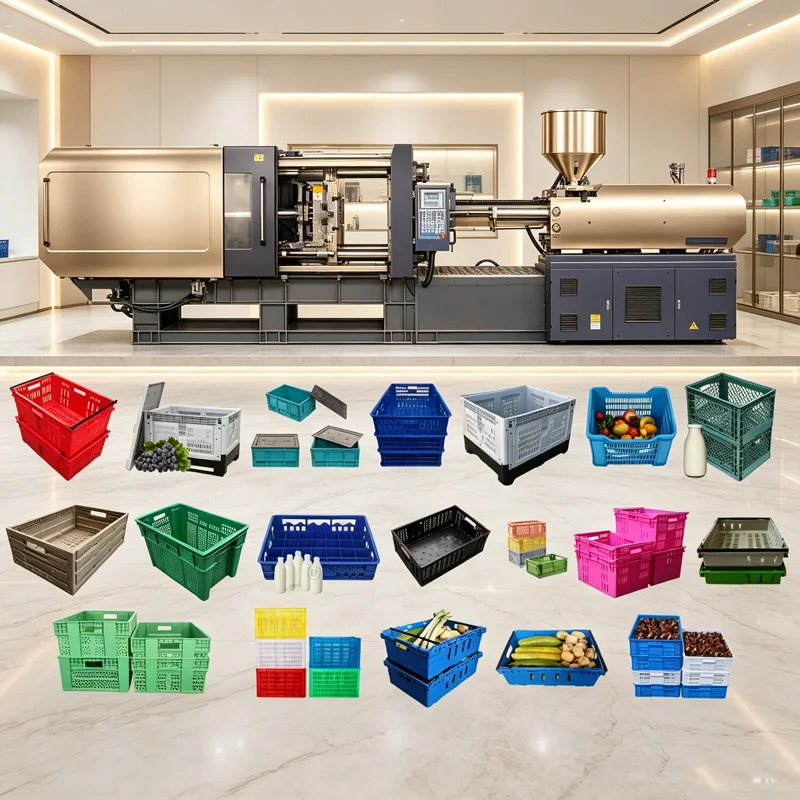 PP Flower Pot Injection Mould Production and Plastic Molding Service Plastic Factory Polish Plastic Spoons Injection Machine OME