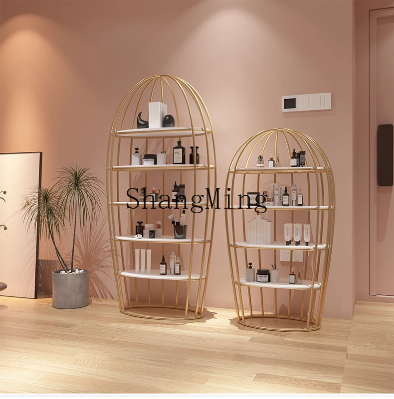 خزانة عرض منتج جديدة من الأرض إلى السقف SM، خزانة عرض رف متعددة الوظائف #6