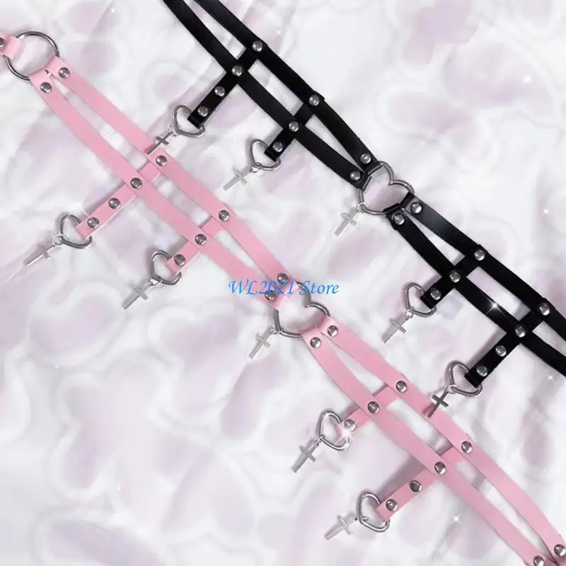 G5GC Hot Girl Belt Cowgirl حزام الخصر مع القلب لفساتين الجينز