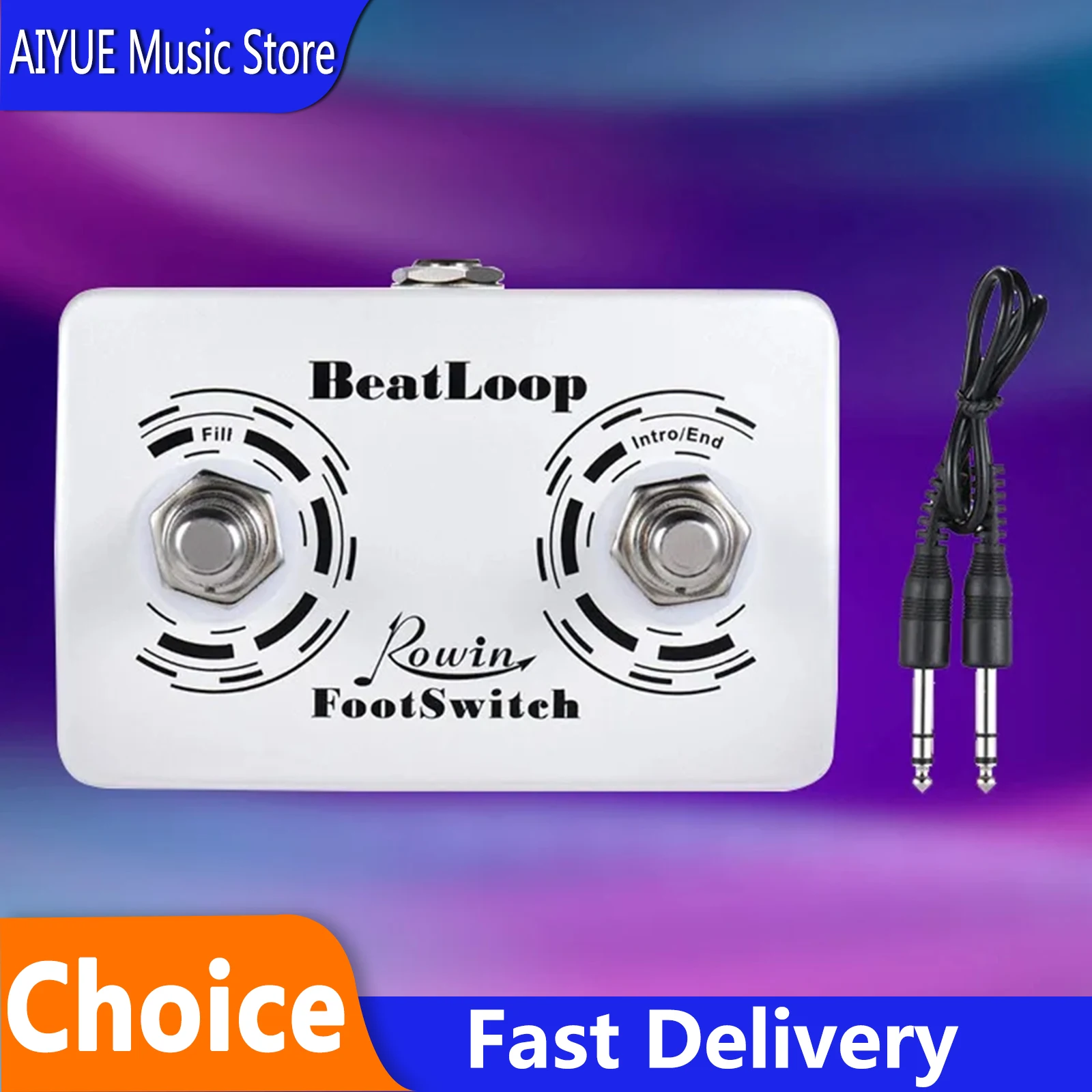 Guitar Pedal Footswitch Dual Switch Guitar Effect Pedal Dual Footswitch Foot Switch PURE BUFFER Guitar Pedals Guitar Accessory