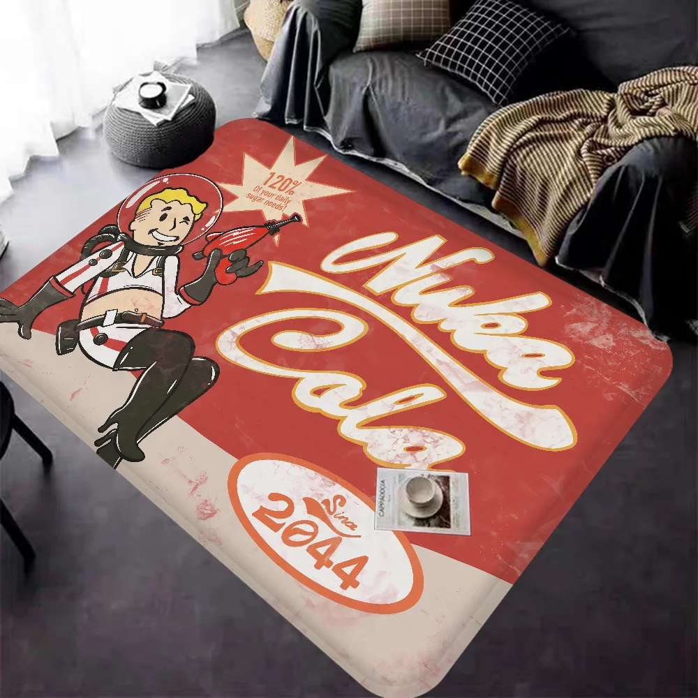 

Vintage Nuka Cola Floor Mat Cheaper Anti-slip Modern Living Room Balcony Printed Bedside Mats