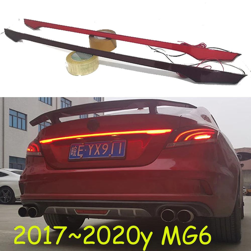 

Динамический автомобильный бампер задний фонарь для MG6 задний фонарь MG 6 1 шт. 2017 ~ 2020y светодиодные автомобильные аксессуары задний фонарь для MG6 задний фонарь противотуманный
