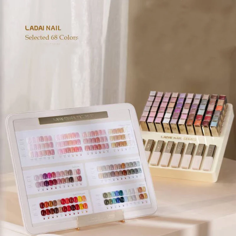 Ladai Gel COLOR Set 68 Color New High-end Salon Store Special Uv Nail Art Gel One-stroke Coloring Factory Wholesale