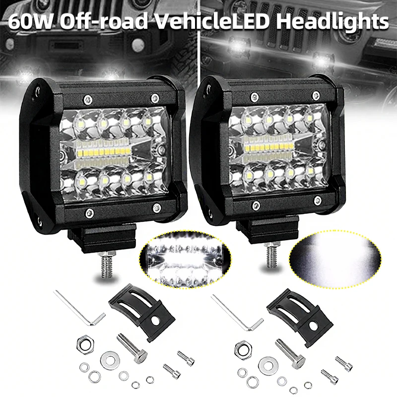 �y�Z�[�����z4�C���`60W LED�ԃw�b�h���C�g��Ɠ��X�|�b�g�t���b�h�I�t���[�h�ԃ����v�⏕���s�b�N�A�b�v�g���b�N�o���I�t���[�h�ԗp