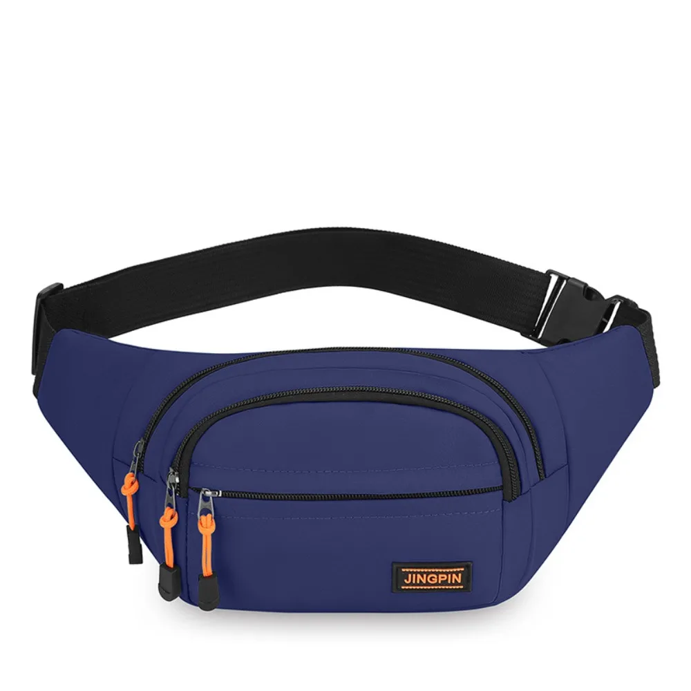 

Nylon Men Chest Bag Waterproof Adjustable Strap Outdoor Waist Bag Japanese Style Large Capacity Sports Walking Bag Men