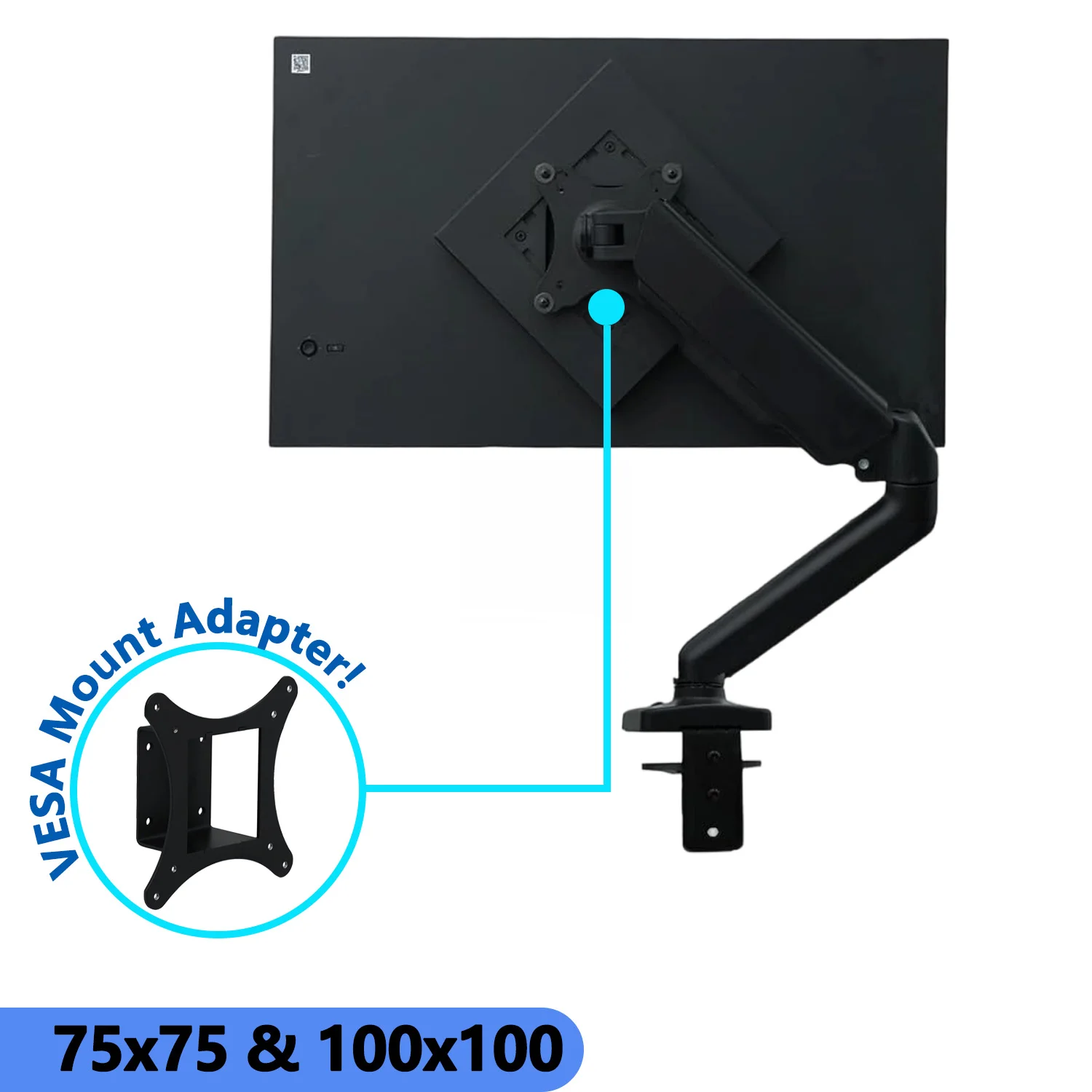 Nuevo Soporte de Pared para Monitor HP OMEN 25i de 25 Pulgadas, Adaptador VESA 75x75 y 100x100 para Brazos de Monitor
