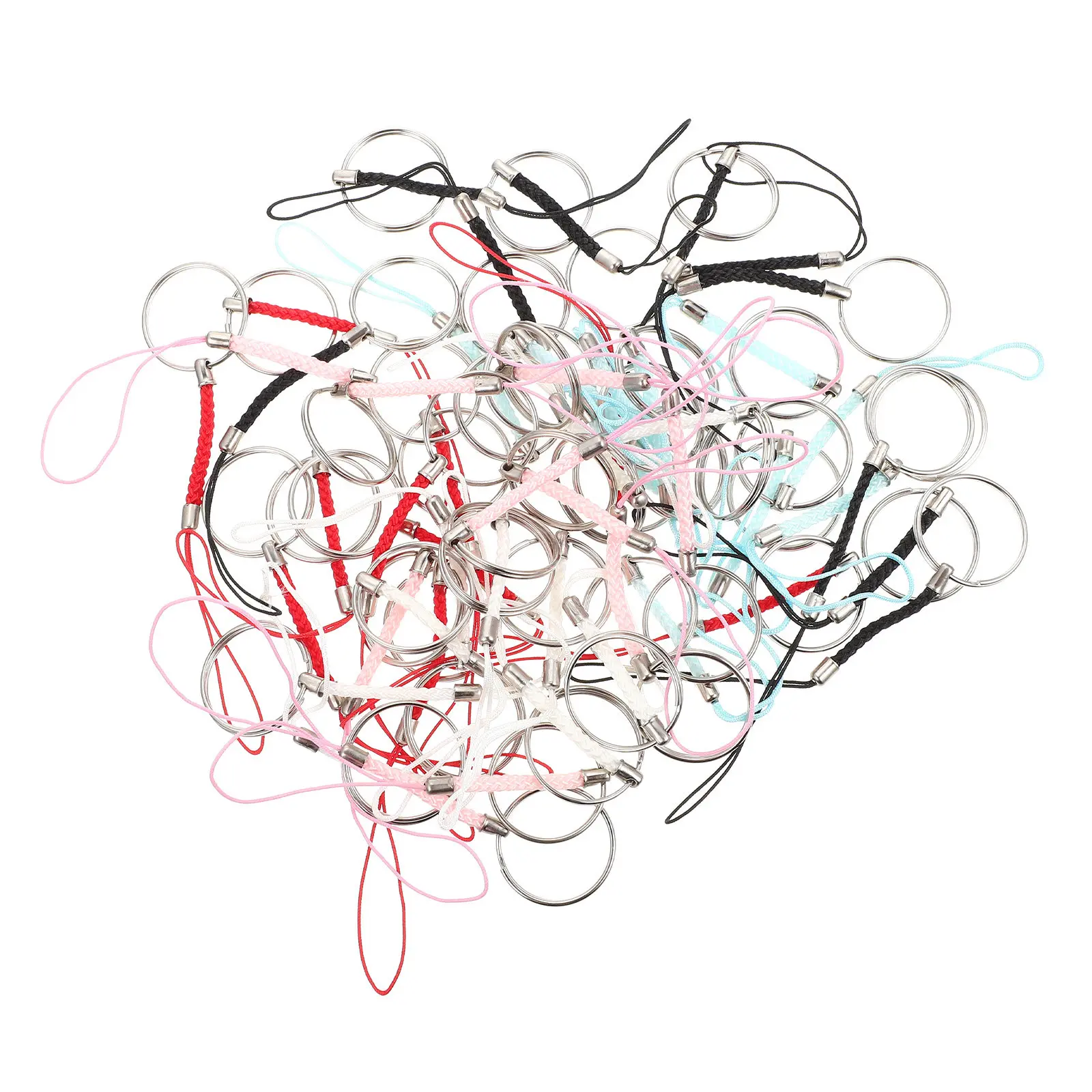 

50Pcs Key Ring Pendants DIY Keychain Charms for Bag Ornaments Phone Decorations DIY Supply Craft Accessories Keychain Accessory