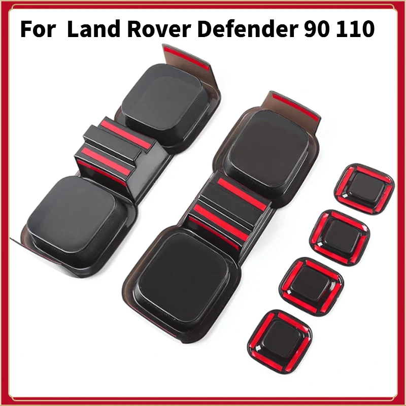 For 2020-2024 Land Rover Defender 90 110 Car Tail Light Cover Brake Light Wide Indicator Cover Rear Lamp Hoods Guards Trim