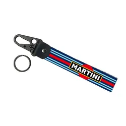 For MARTINI Metal KeyRing Hook Nylon Strap Wrist strap Key Chain Accessories