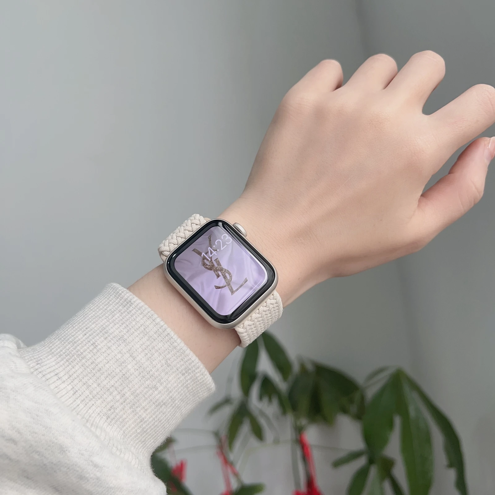 elastic Magnetic nylon For Apple Watch band women Ultra 10/9/8/7/6/5 SE 38mm 40mm 41mm 42mm 44mm 45mm 46mm for iwatch strap