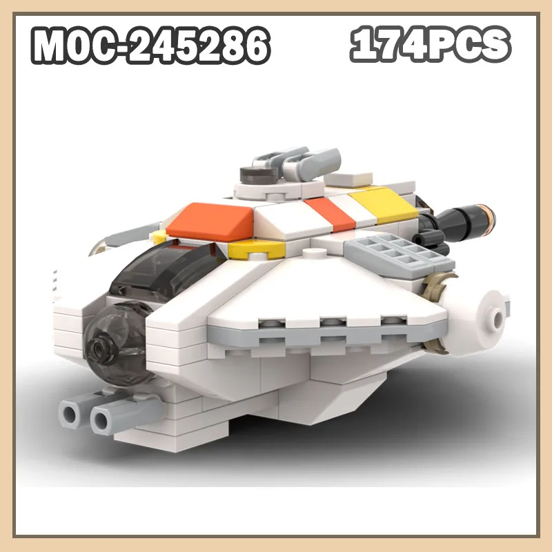 

MOC-245286 Moc Spaceship Building Block Scene Spcaewar Puzzle Toy Creative Brick Model Education Toy Combat Fighter 174PCS