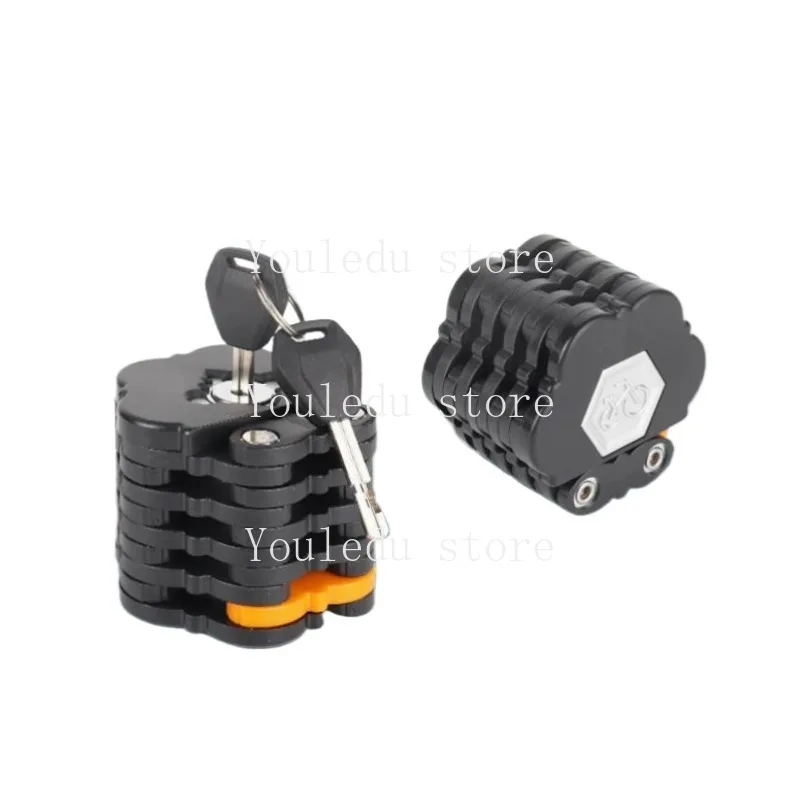 

Подходит для противоугонного замка-пагода, портативного горного велосипеда, складной цепной замок с кубиком Рубика.