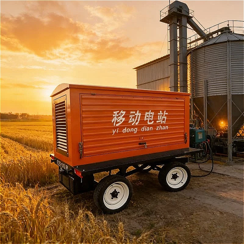 Generator Set Electric Generator Silent Industrial Power Generator Commercial Use Farm Equipment Emergency Supply Customized
