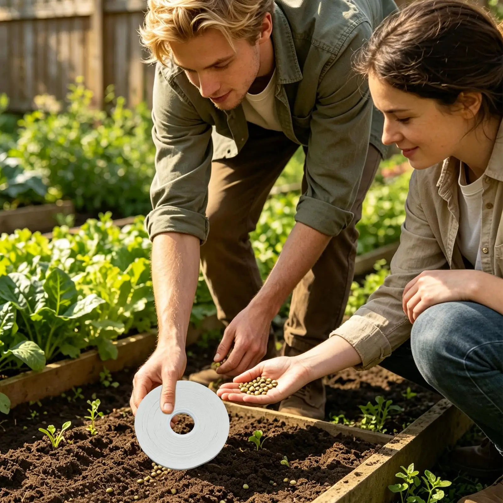Water Soluble Plant Tape Fast Dissolving Portable Gardening Tools Plant Seeding Tape for Carrots Lettuce Spinach planting sowing
