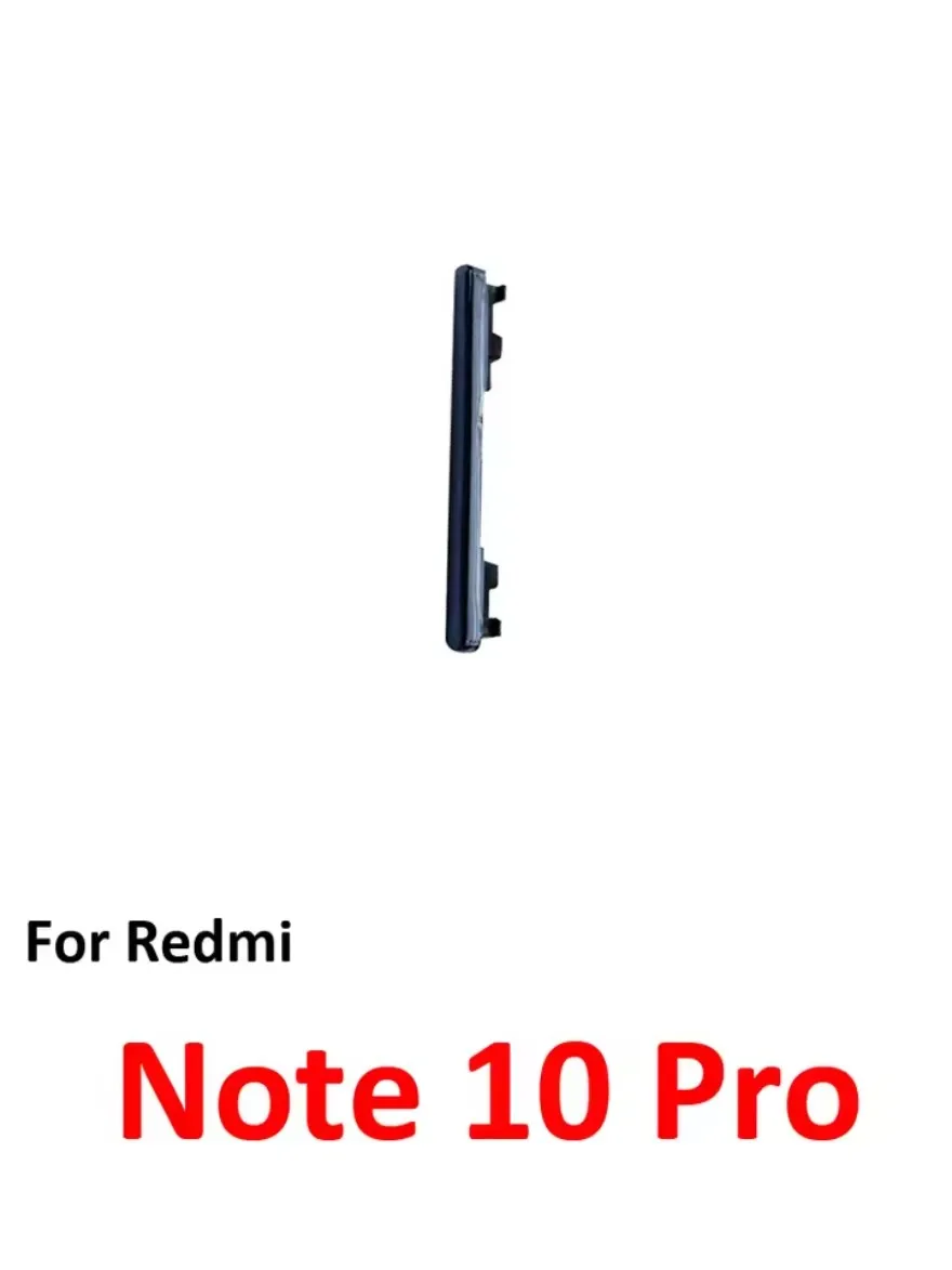 For Note 10 Pro Black Blue Gold Volume Button Up Down Key Internal Flex Cable Part For Xiaomi Redmi Note 10 Pro Phone New