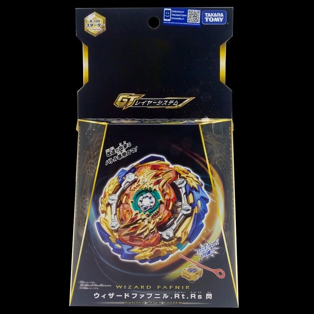 GENUINE TAKARA TOMY BEY BURST B-139 Starter Wizard Fabnil .rt.rs flash BLADE