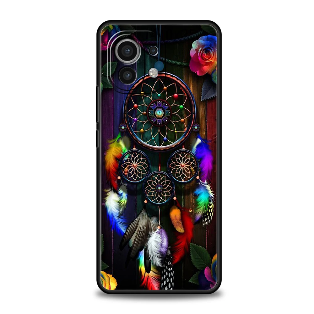 Mandala Dreamcatcher Phone Case for Xiaomi Mi 14 13 12 11 Ultra 13T 12T Poco C51 F3 F4 F5 X3 X4 NFC M3 Pro Lite 5G Silicon Cover