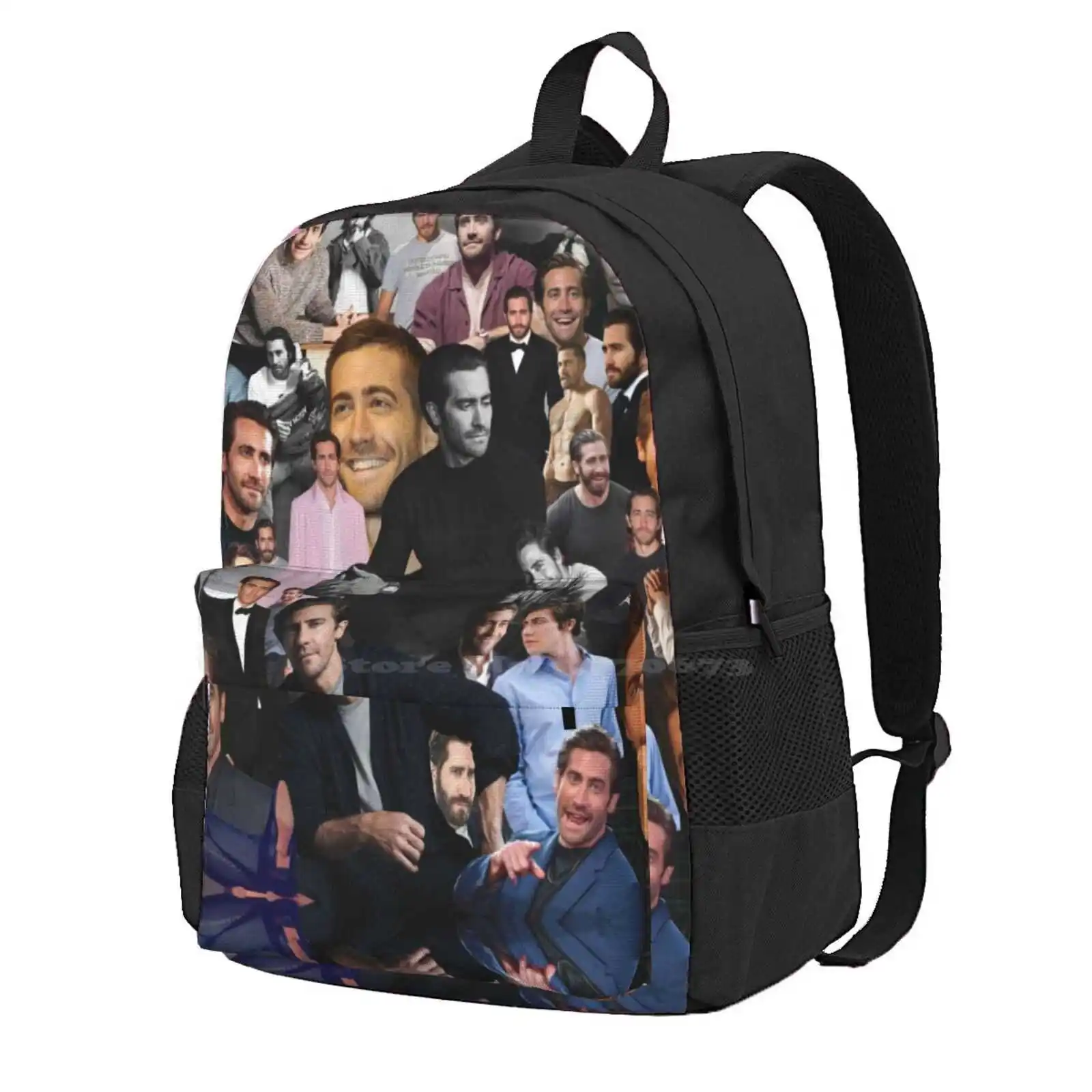 Jake Gyllenhaal Hot Sale Schoolbag Backpack Fashion Bags Jake Gyllenhaal Collage Brokeback Mountain Donnie Darko South Paw Male