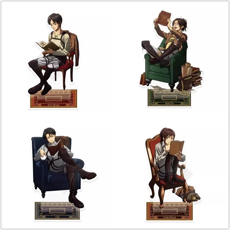 

Anime Custom DIY Levi Ackerman Hanji Zoe Eren Yeager Acrylic Stand Plate Cartoon Cosplay Figure Character Prop Decorative Gifts