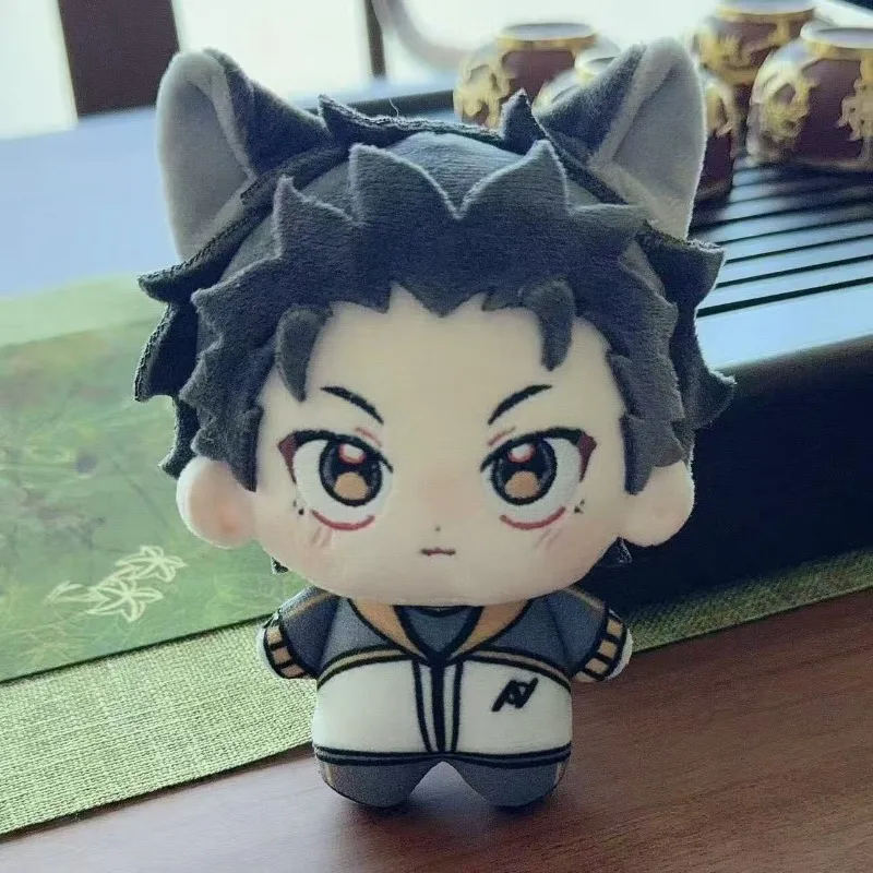 Re Zero Starting Life in Another World 10cm Natsuki Subaru Plush Doll With Cat Ears Anime Stuffed Toy Keychain For Fan Bag Decor