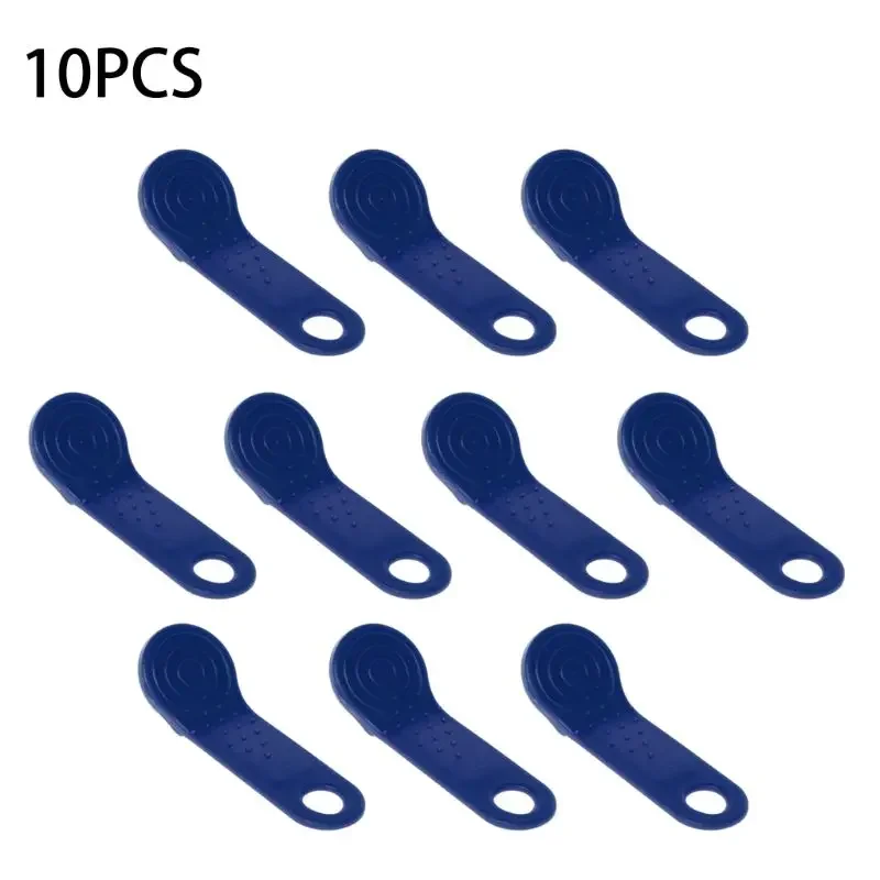 

10Pcs RW1990 iButton Cards with Keyring Hole Rewritable for Touch Memory Card Electronic Keys for Door Access Syste