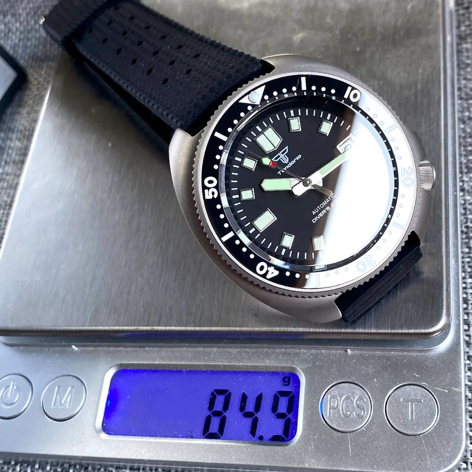 Tandorio 自動巻き時計 200m防水 チタン S9b3bce06a51e46deb7110f1acbf86