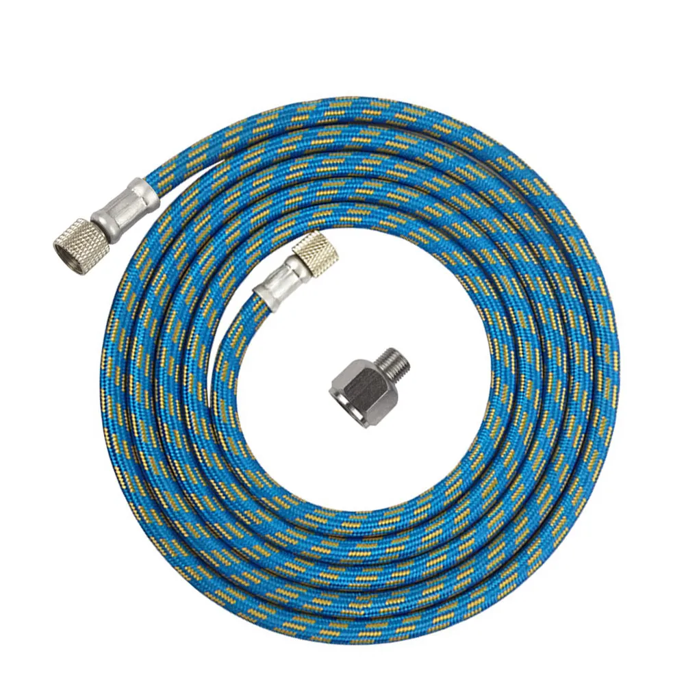 Airbrush Hose Air Compressor Adapter Plastic Quick Connect 1 8 to 1 4 Clear Flexible Compressor Hose Low Noise for Painting
