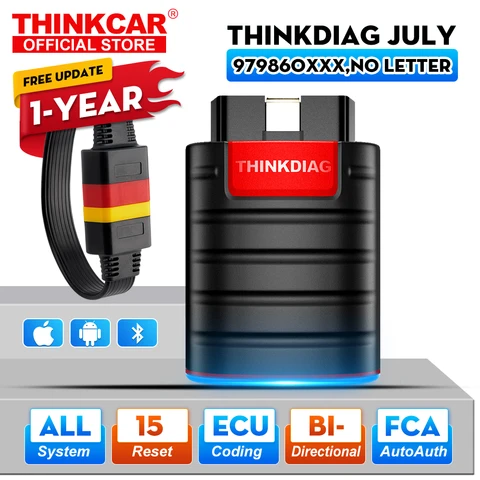 2024 THINKCAR Thinkdiag Горячая версия полная система все автомобили 16 Сброс сервис OBD2 диагностический инструмент кодирование ЭБУ активный тест 1 год бесплатно