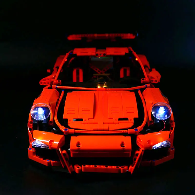 Kit de luz LED para LEGO 42056 Technical 20001 GT3 RS, lámpara de supercoche, juguete DIY (no incluye bloques de construcción, Kits de ladrillos, modelo)