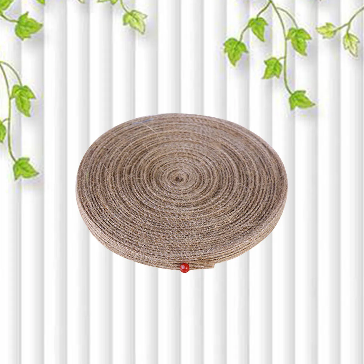 

Natural Brown Jute Burlap Ribbon Durable DIY Crafts Decoration Woven Rope Twine Wedding Gift Basket Accessories