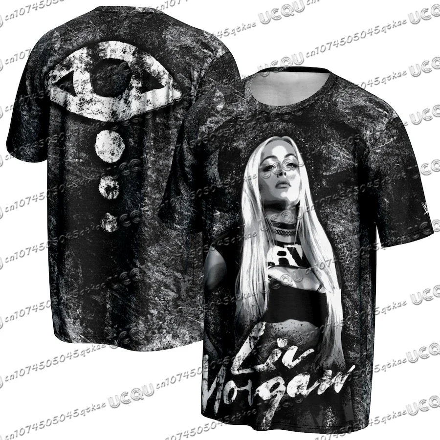 

New Men's and Women's Liv Morgan ProSphere Superstar T-Shirt Short Sleeve Tees WWE Fighting Boxing Sports T-shirt Tops