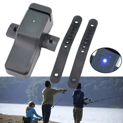 1pc Fishing Bite Alarm Sound Bell Alerts LED Light Indicator With Rod Clip Strap Night Fishing Bite Indicators Fishing Accessory