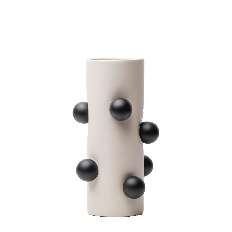 Creative Resin Vase Geometric Ball Vase Floral Arrangement Accessories Terrarium Flower Vase Pot Home Decoration Accessories