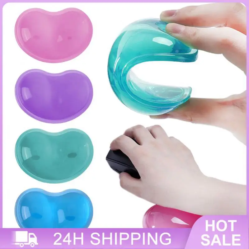 Almohadilla para la muñeca, soporte para la mano, cojín para la muñeca, ratón de ordenador a la moda, Gel de silicona a la moda, cojín de soporte para muñeca, Gel cómodo imprescindible