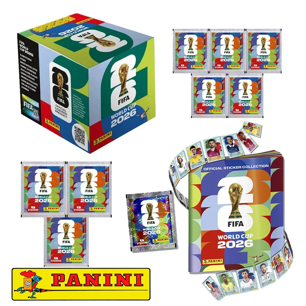 2026 Genuine Panini Official FIFA World Cup Soccer Card Sticker Pack  Album Limited Edition Collection Soccer Memorabilia Set
