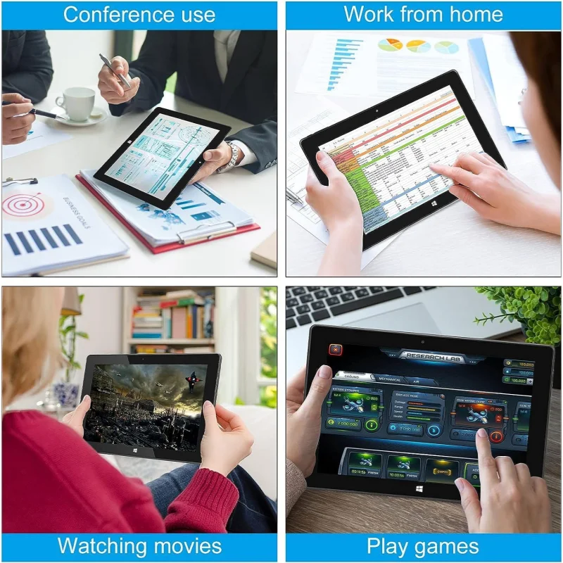 8GB RAM 128GB ROM 10,1" Windows 10 Tablet-PC 64-Bit Intel Atom X5-Z8350 1920 x 1200 IPS Dual-Kamera 5000mAh – Detail 6