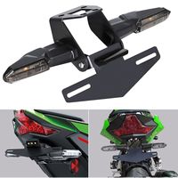 Accesorios Moto Optional LED For Kawasaki Ninja 400 500 Z500 Z400 Z300 Fender Eliminator LED Tail Light Turn Signal